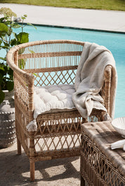 Lene Bjerre Felima kudde 45x45 cm, Vit - Azalea Home