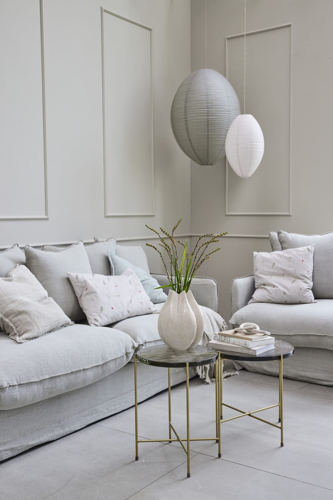 Lene Bjerre Felinne kudde 60x40 cm, Beige - Azalea Home