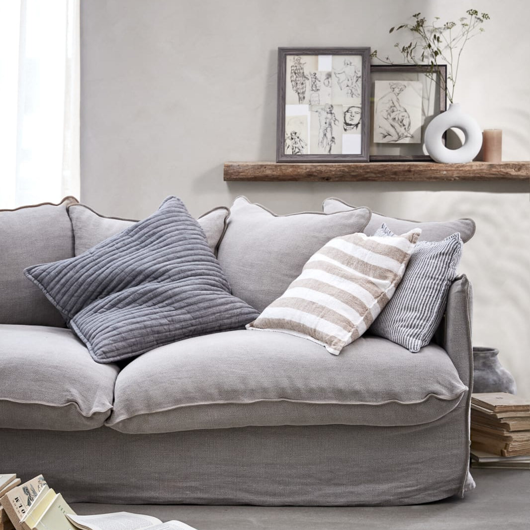 Lene Bjerre Filisa Kudde 60x60, Mörkgrå - Azalea Home