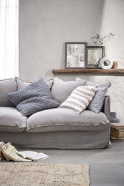 Lene Bjerre Filisa Kudde 60x60, Mörkgrå - Azalea Home