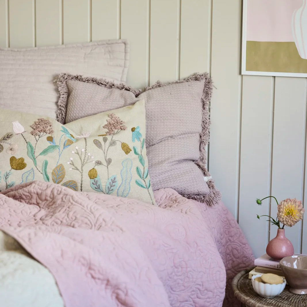 Lene Bjerre Fioelle Prydnadskudde 50x50, Bark - Azalea Home