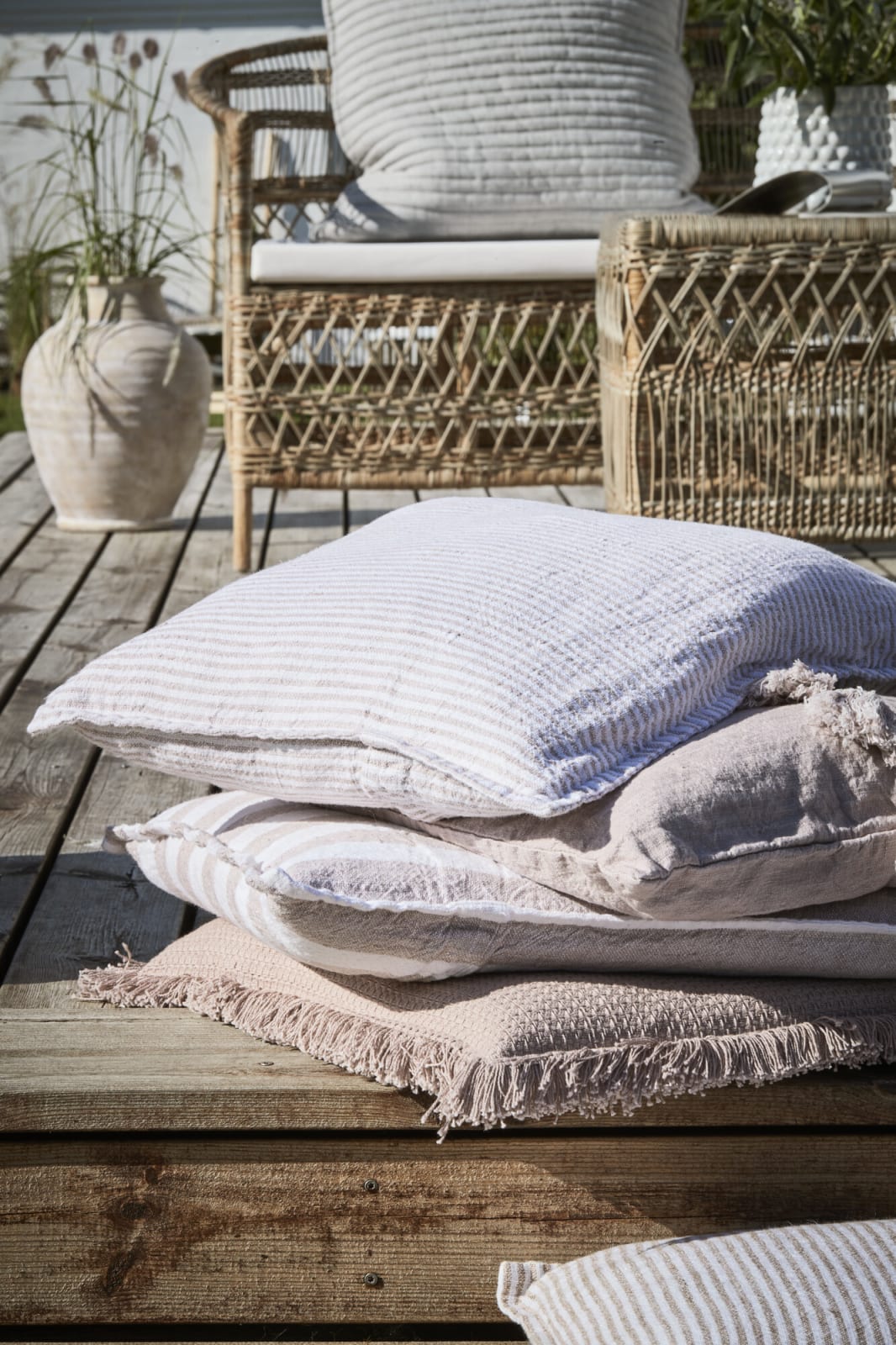 Lene Bjerre Fiona Prydnadskudde 60x40, Bark - Azalea Home