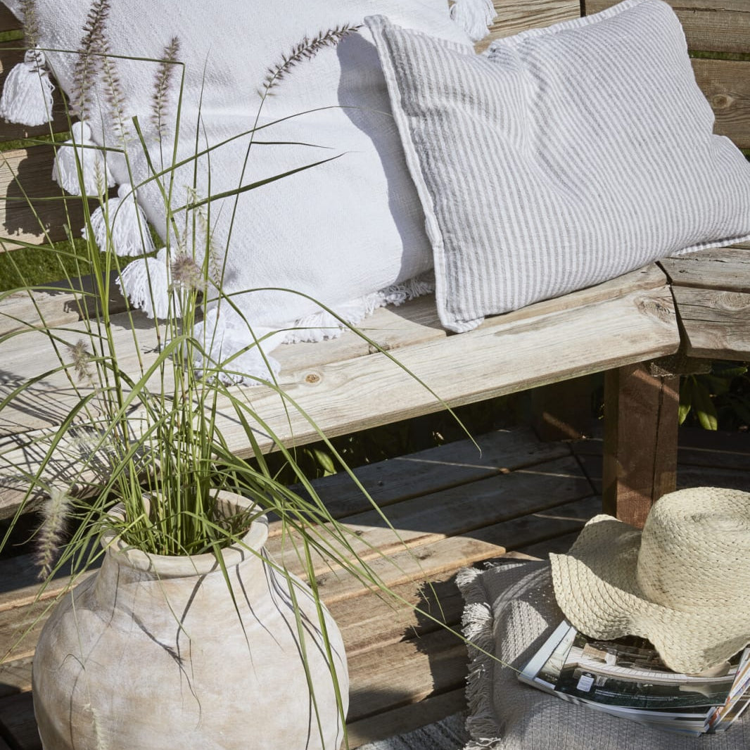 Lene Bjerre Fiona Prydnadskudde 60x40, Grå - Azalea Home