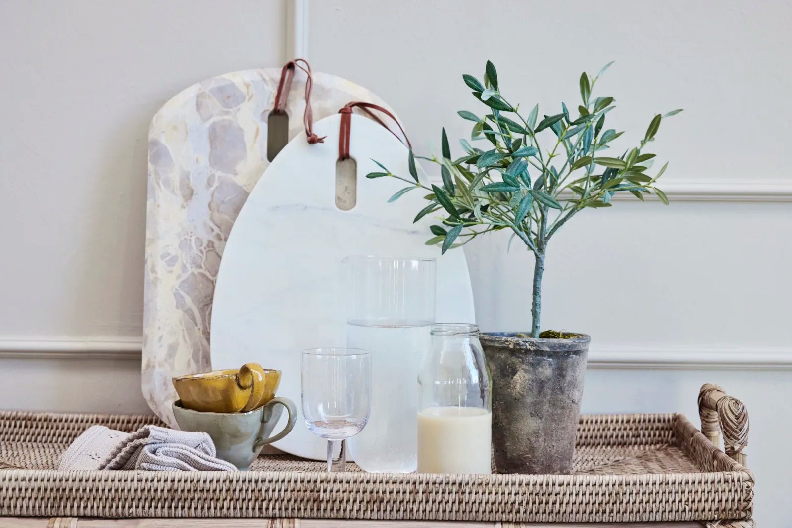 Lene Bjerre Flora olivträd 44cm, Konstväxt - Azalea Home