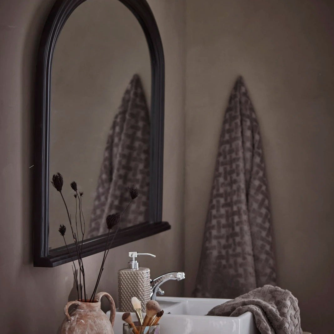 Lene Bjerre Halene spegel H108xW91, Svart - Azalea Home