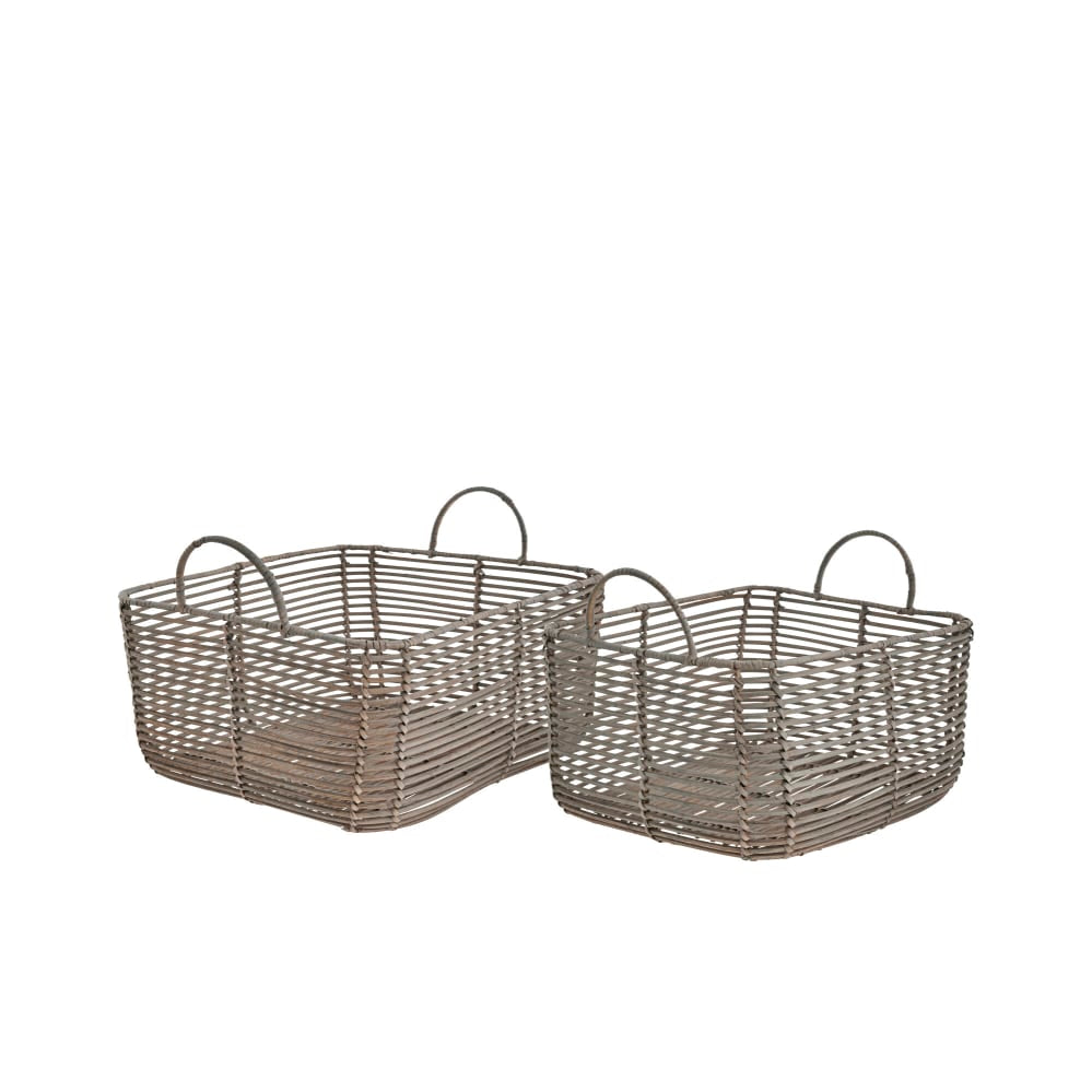 Lene Bjerre Harper Korg 2 - Pack 35x28, Grå - Azalea Home