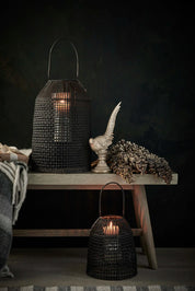 Lene Bjerre Hazel lykta H45, Svart - Azalea Home