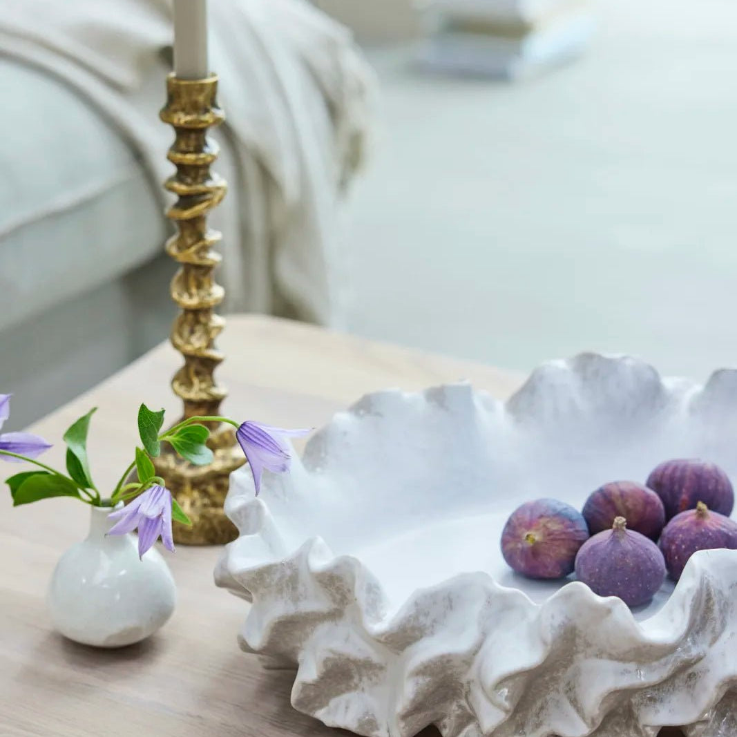 Lene Bjerre Helene vas H9 cm, Vit - Azalea Home