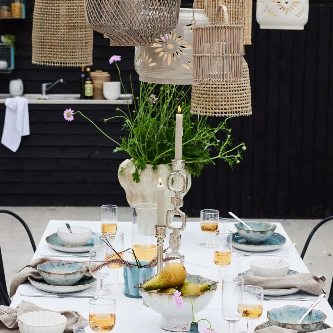 Lene Bjerre Hilde lykta H25 cm, Vit - Azalea Home