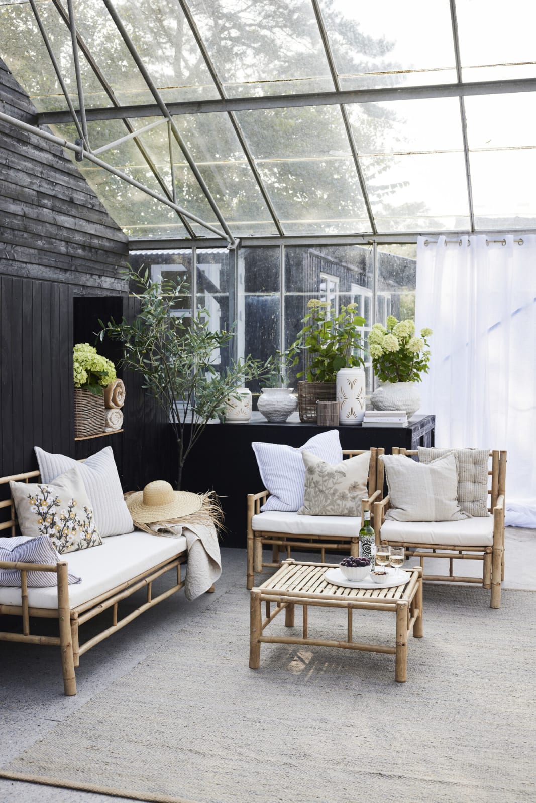 Lene Bjerre Hilde lykta H39 cm, Vit - Azalea Home