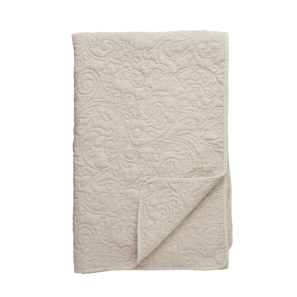 Lene Bjerre Isabelle pläd 170x130, Beige - Azalea Home