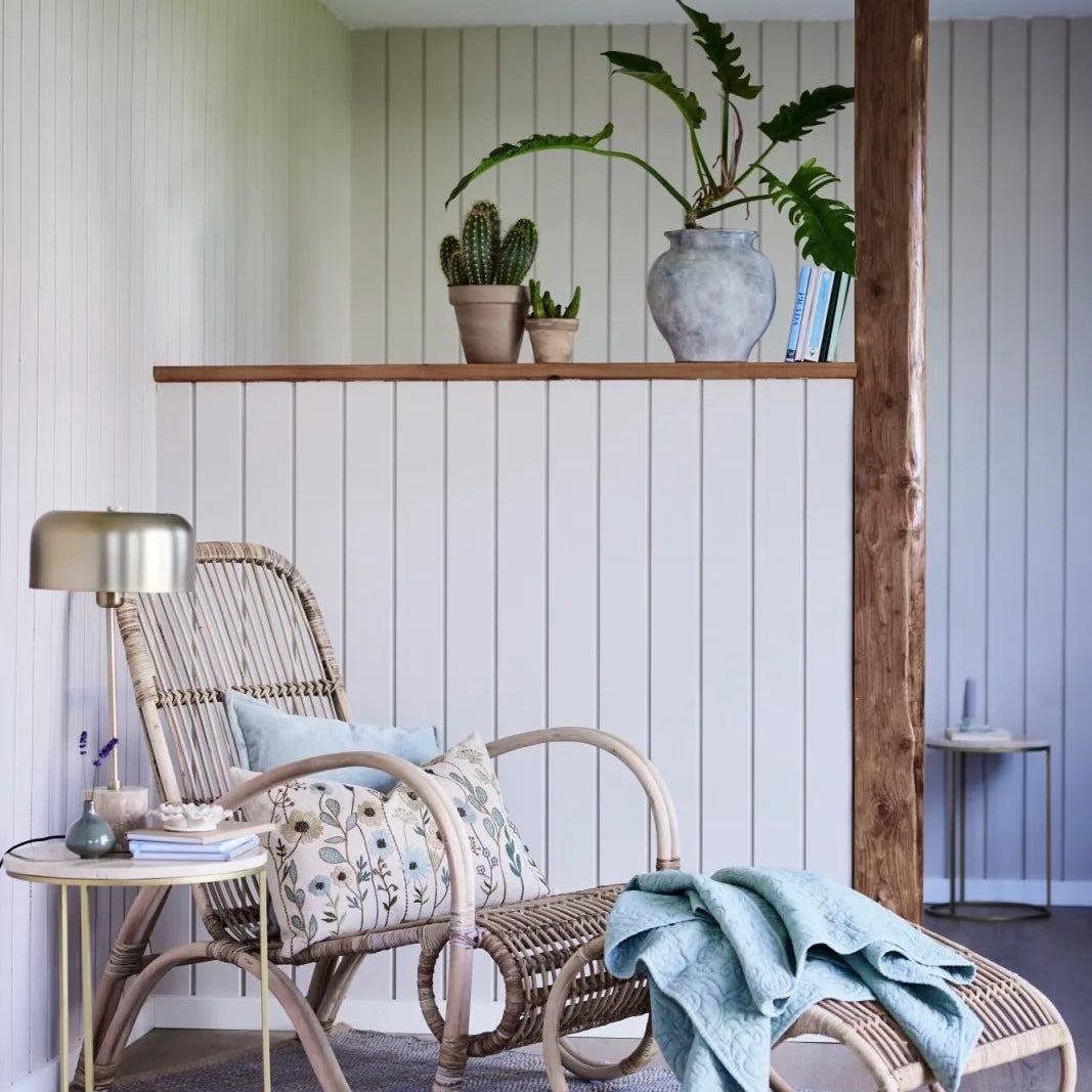 Lene Bjerre Isabelle pläd 170x130 cm, Sage - Azalea Home