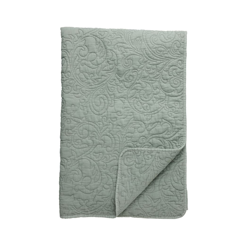 Lene Bjerre Isabelle pläd 170x130 cm, Sage - Azalea Home