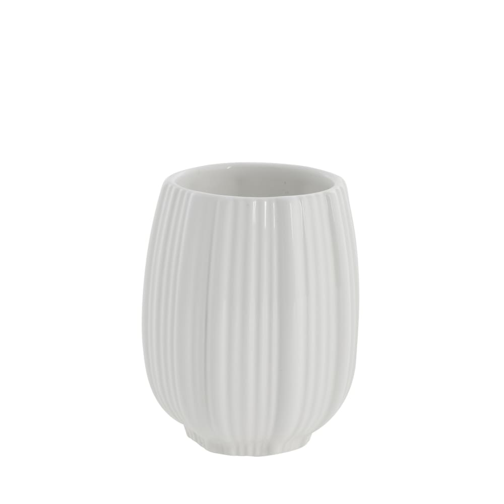 Lene Bjerre Lily tumbler H10,6 cm, Vit - Azalea Home