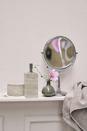 Lene Bjerre Liva Sminkspegel H35, Silver - Azalea Home