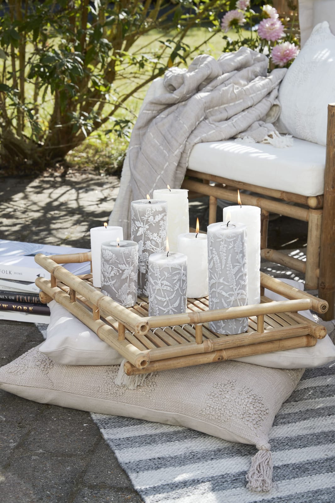 Lene Bjerre Mandisa hopfällbart brickbord, Bambu - Azalea Home