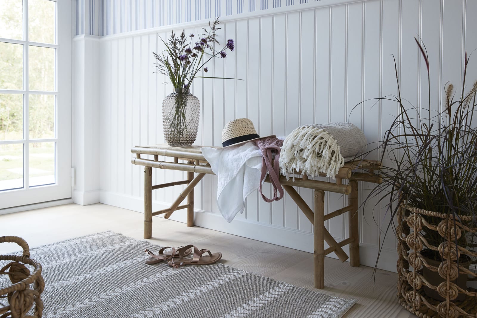 Lene Bjerre Mandisa Sittbänk 120cm, Bambu - Azalea Home