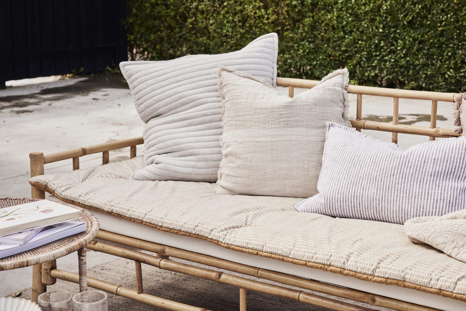 Lene Bjerre Mandisa Utomhussoffa 180cm, Bambu - Azalea Home