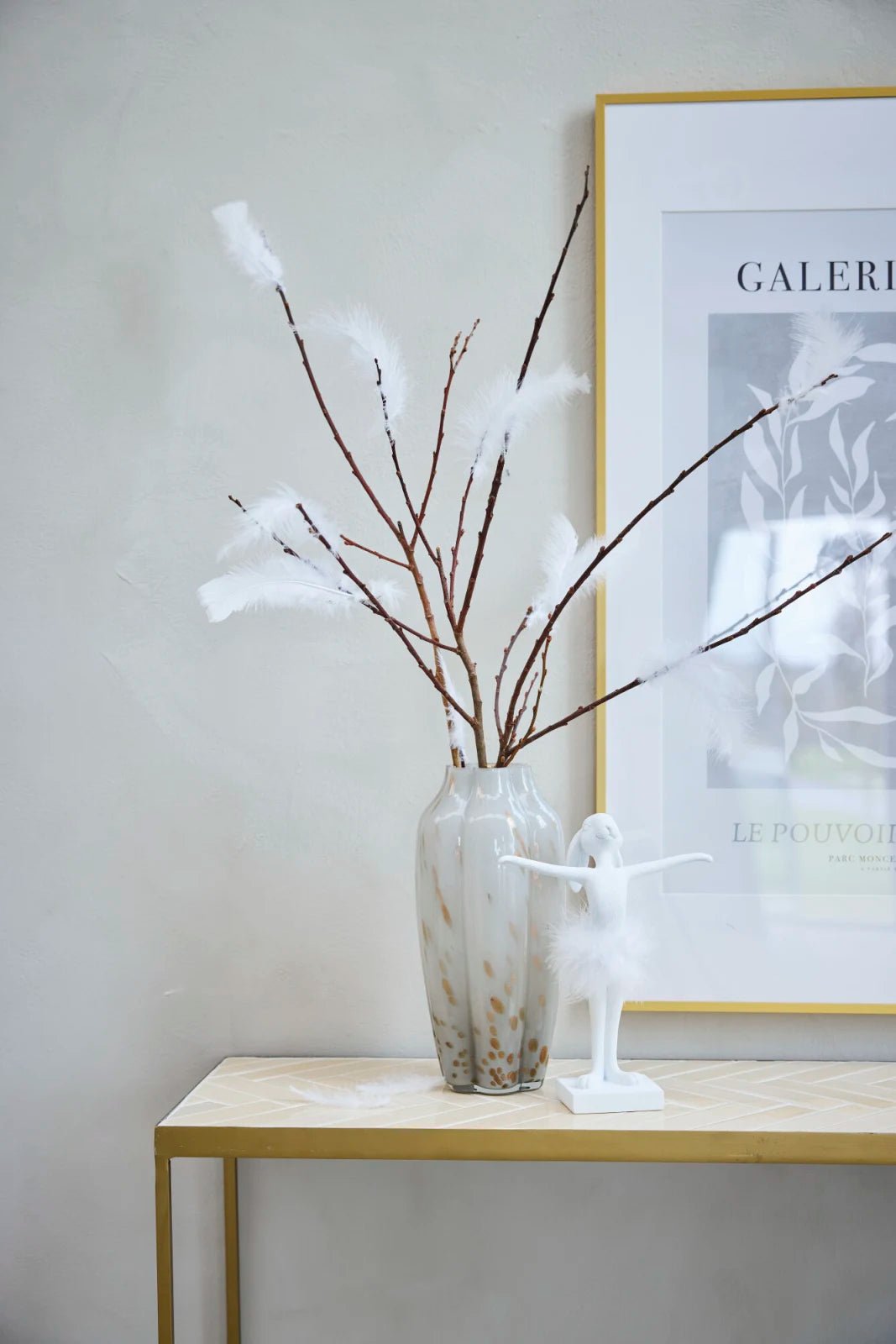 Lene Bjerre Mara vas 15x15 cm, Off White - Azalea Home