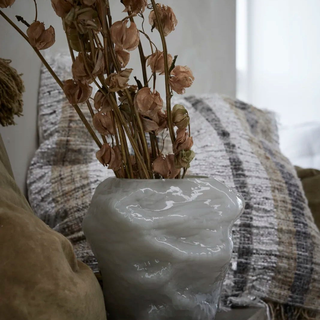 Lene Bjerre Marinella vas H19,5 Silvergrå - Azalea Home