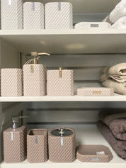 Lene Bjerre Marion Tvålfat, Camel / Guld - Azalea Home