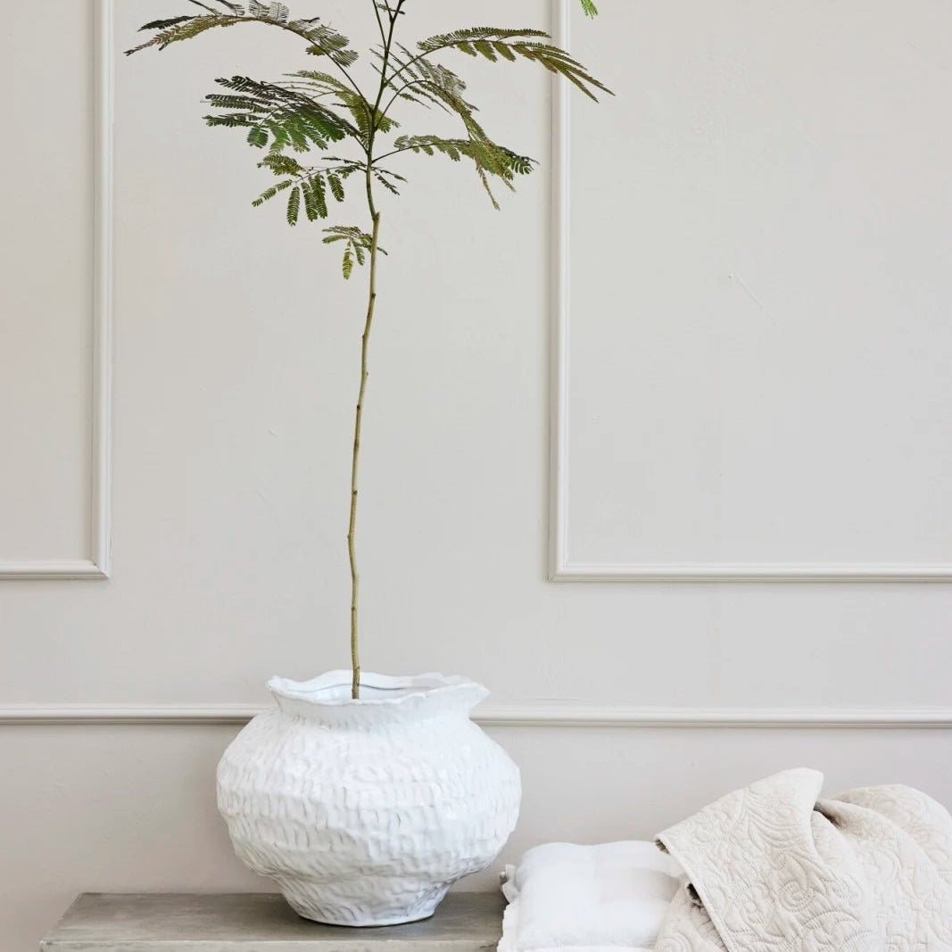 Lene Bjerre Marlia vas H31, Vit - Azalea Home