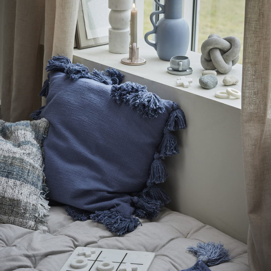 Lene Bjerre Marmilla Luffarschack marmor 25x25, Vit - Azalea Home