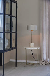 Lene Bjerre Marmilla Sidobord 2 - Pack, Vit / Guld - Azalea Home