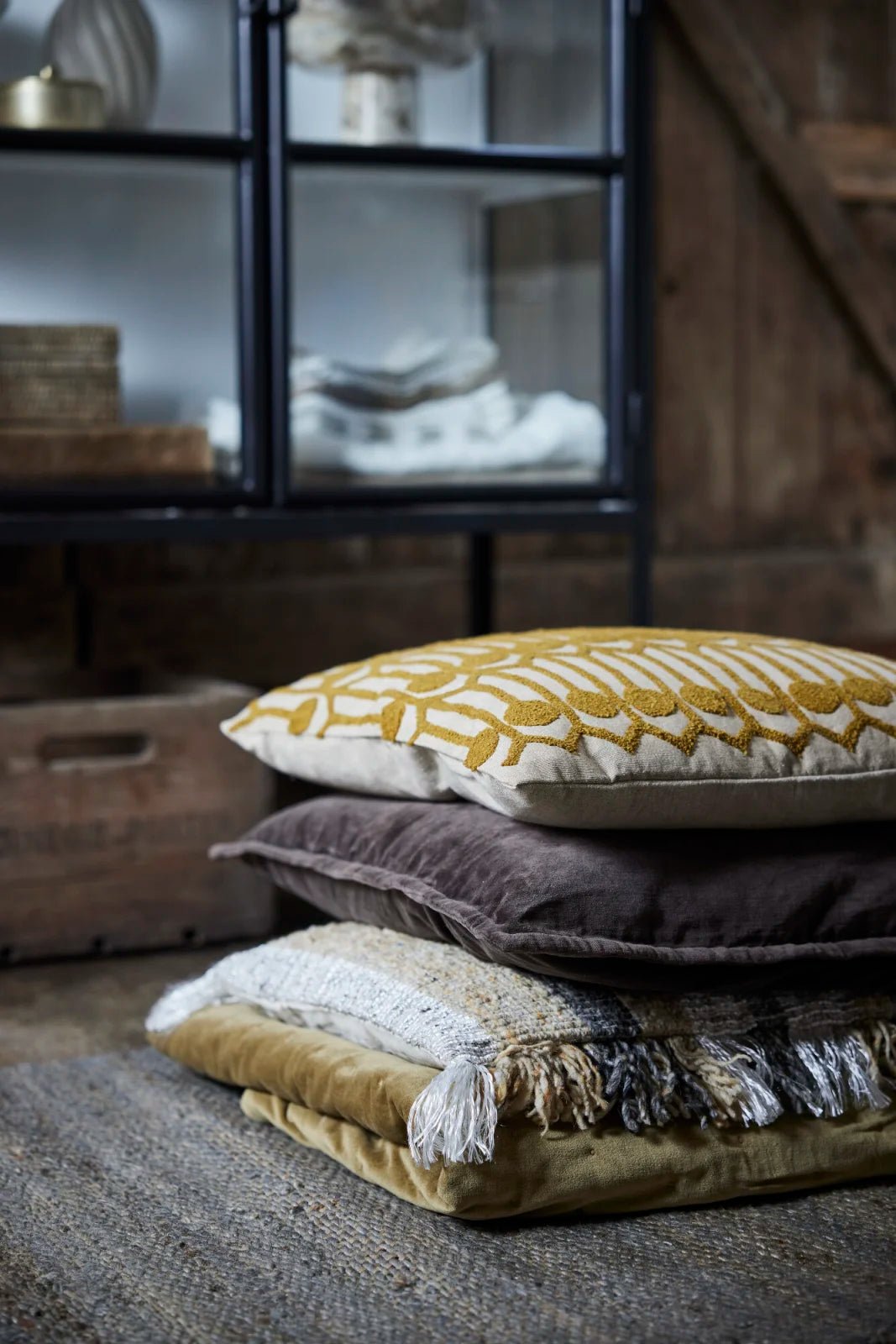 Lene Bjerre Massia Prydnadskudde 50x50, Brun - Azalea Home