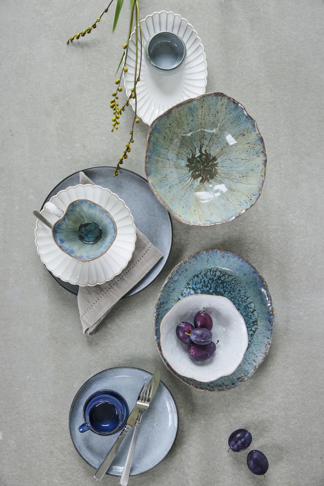 Lene Bjerre Milla skål Ø24, Grön - Azalea Home