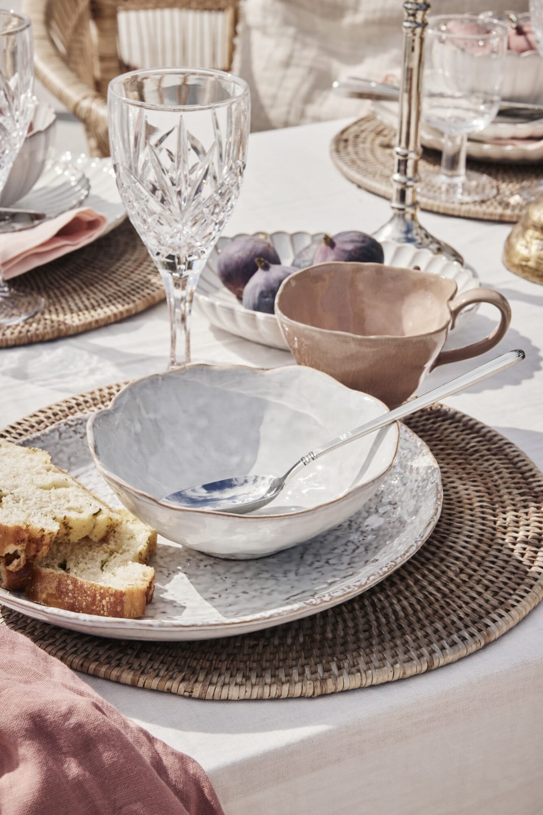 Lene Bjerre Milla tallrik Ø27, Vit - Azalea Home