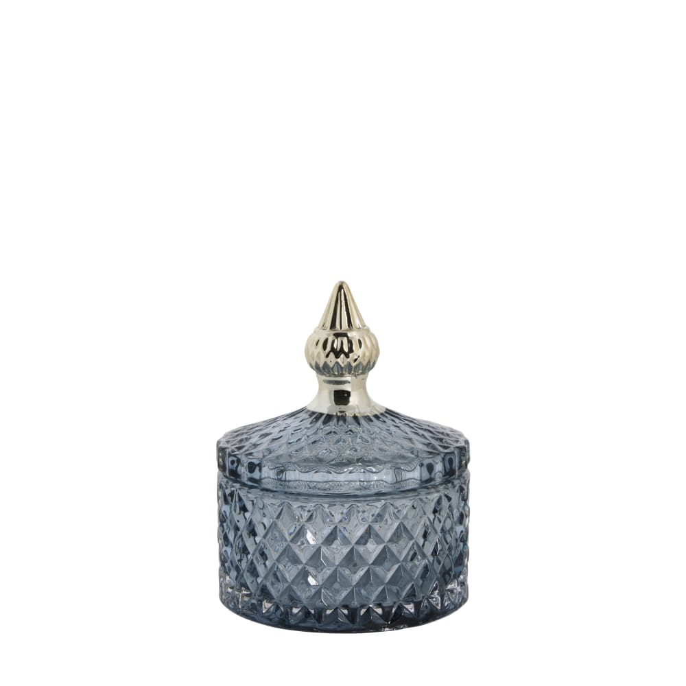 Lene Bjerre Miya Glasburk H10,5, Blå - Azalea Home