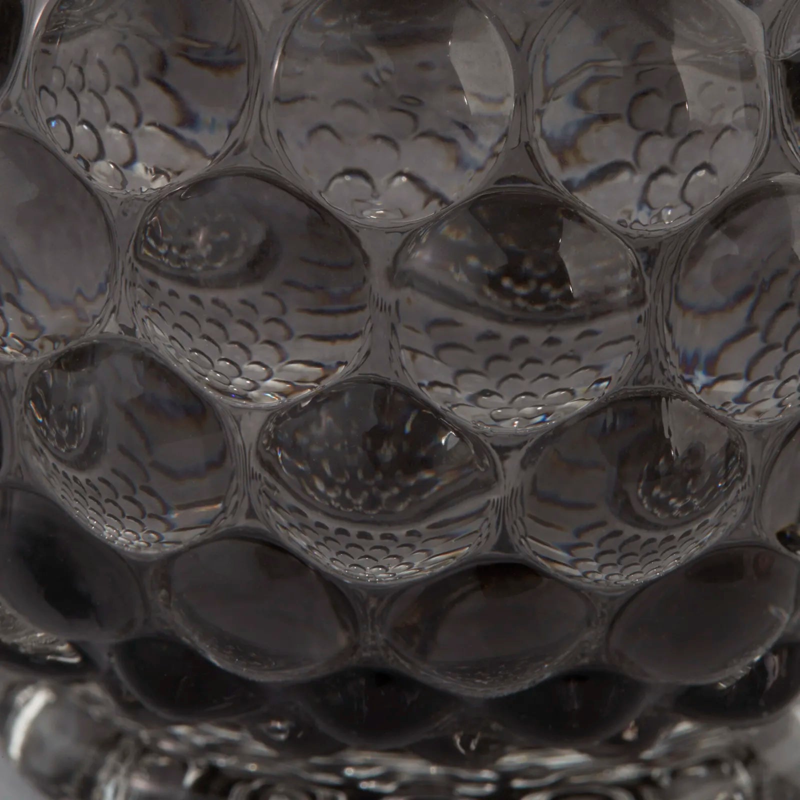 Lene Bjerre Miya Glasburk H11, Mörkgrå / Guld - Azalea Home