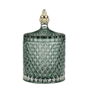 Lene Bjerre Miya Glasburk H17.5cm, Grön / Guld - Azalea Home