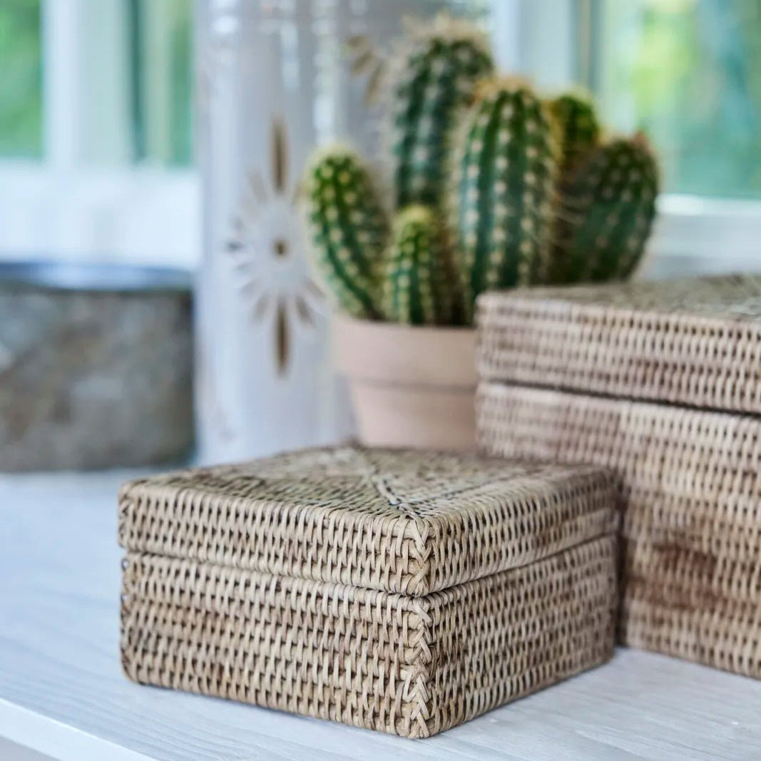 Lene Bjerre Norah box 18x18, Natur - Azalea Home