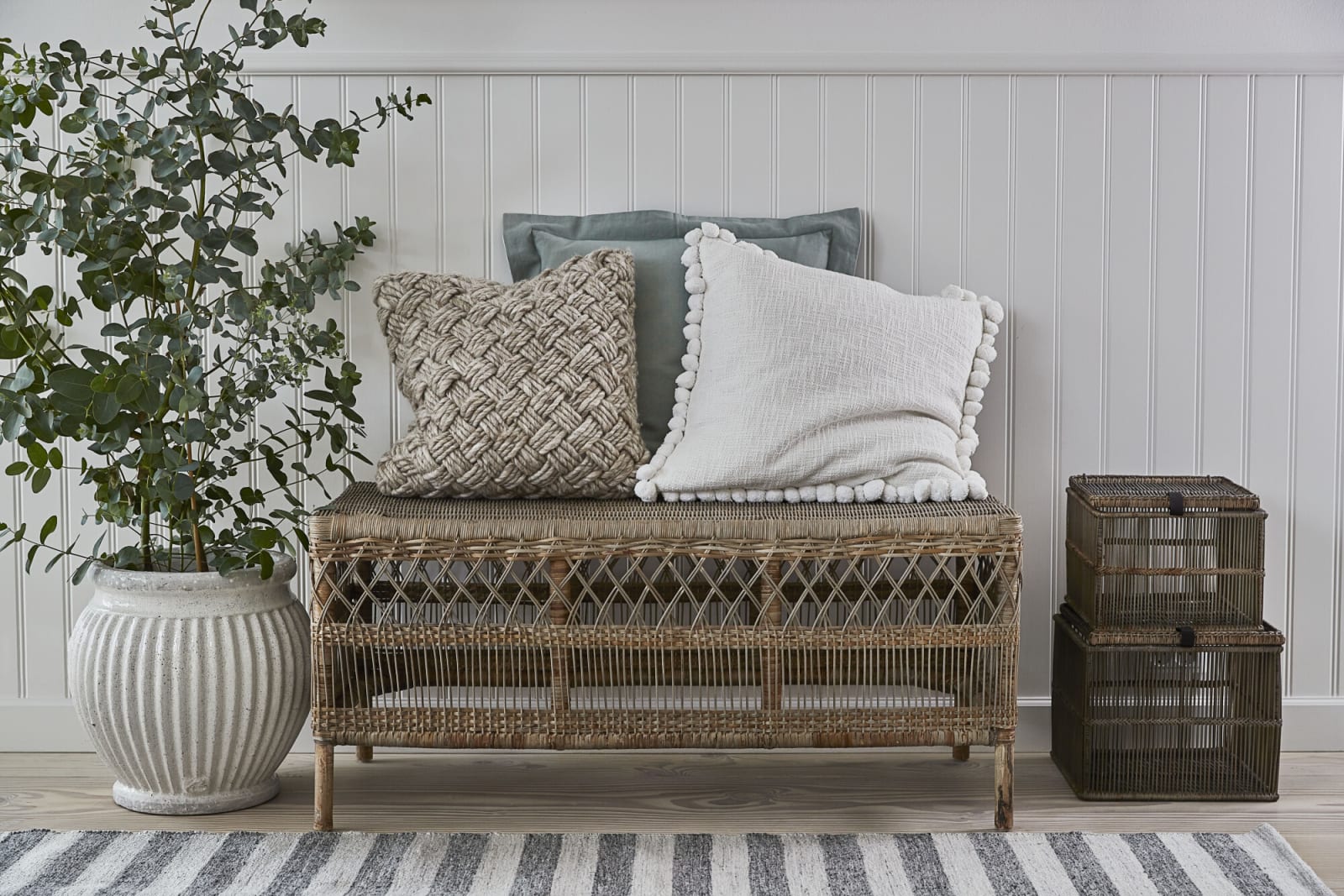 Lene Bjerre Norah Korg 2 - Pack, Natur - Azalea Home