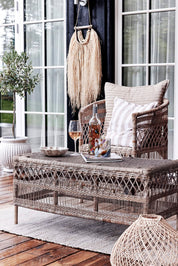 Lene Bjerre Norah utomhusbänk 100cm, Rotting - Azalea Home