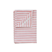 Lene Bjerre Olivia kökshandduk 70x50 cm, Off White / Coral - Azalea Home