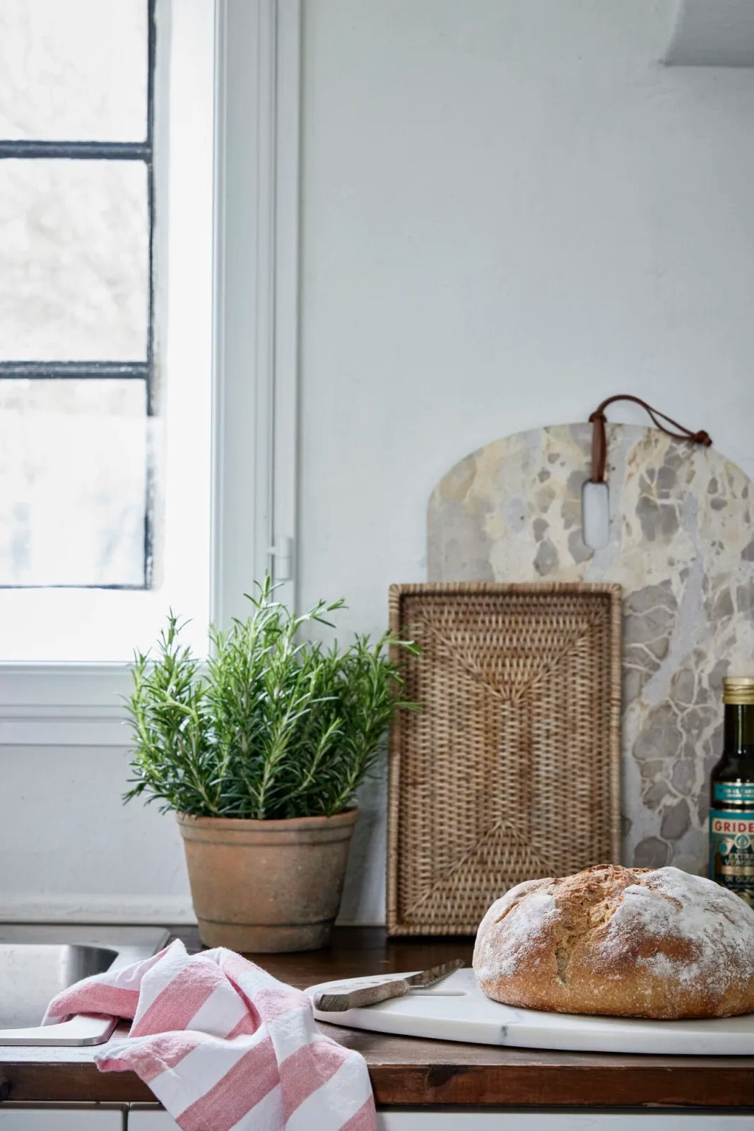 Lene Bjerre Olivia servett 40x40, Off white / Coral - Azalea Home