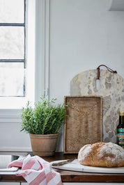 Lene Bjerre Olivia servett 40x40, Off white / Coral - Azalea Home