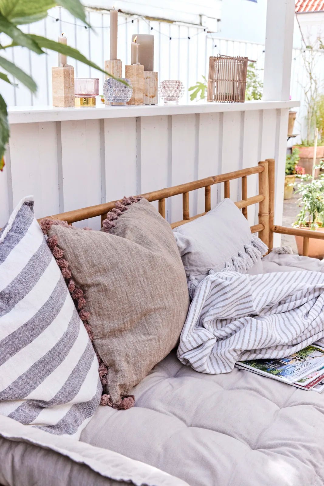 Lene Bjerre Oville Prydnadskudde 50x50 cm, Beige - Azalea Home