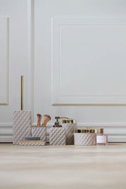 Lene Bjerre Portia Tvålpump H16, Greige / Silver - Azalea Home