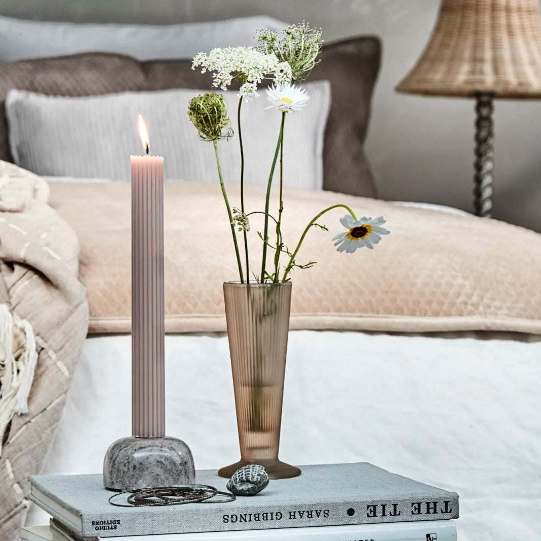 Lene Bjerre Ribbed Kronljus H25, Bark - Azalea Home
