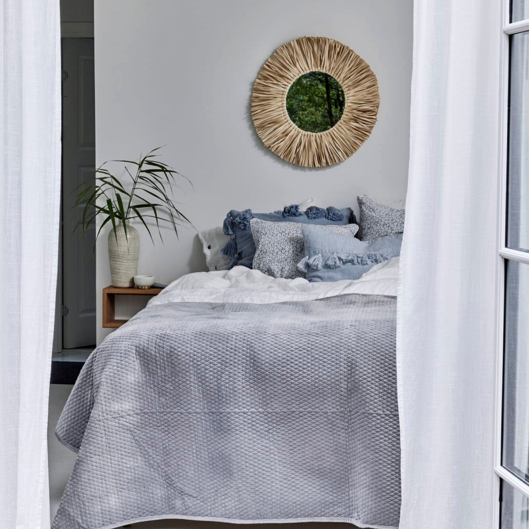 Lene Bjerre Rofia spegel Ø64, Natur - Azalea Home