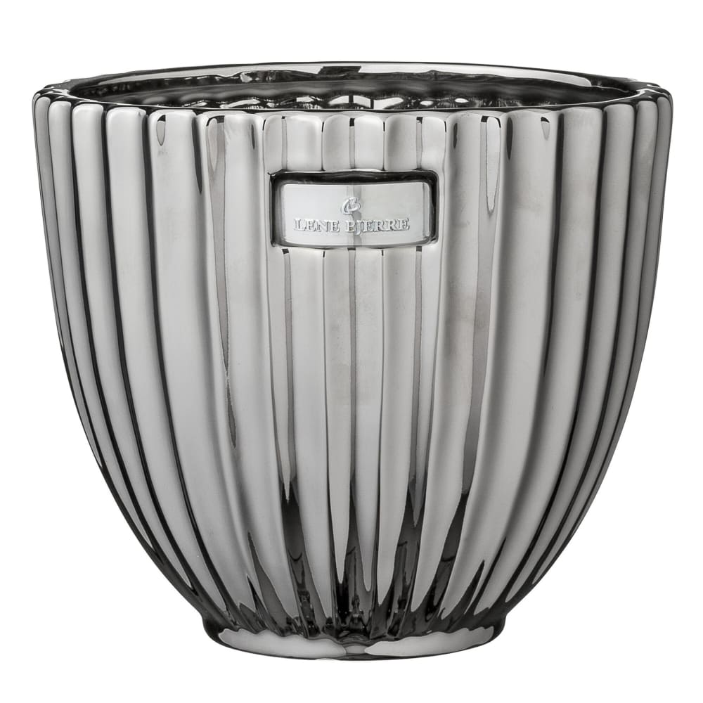 Lene Bjerre Rosalie blomkruka H16, Silver - Azalea Home