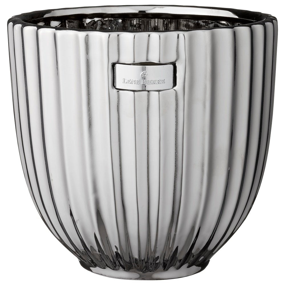 Lene Bjerre Rosalie blomkruka H19, Silver - Azalea Home