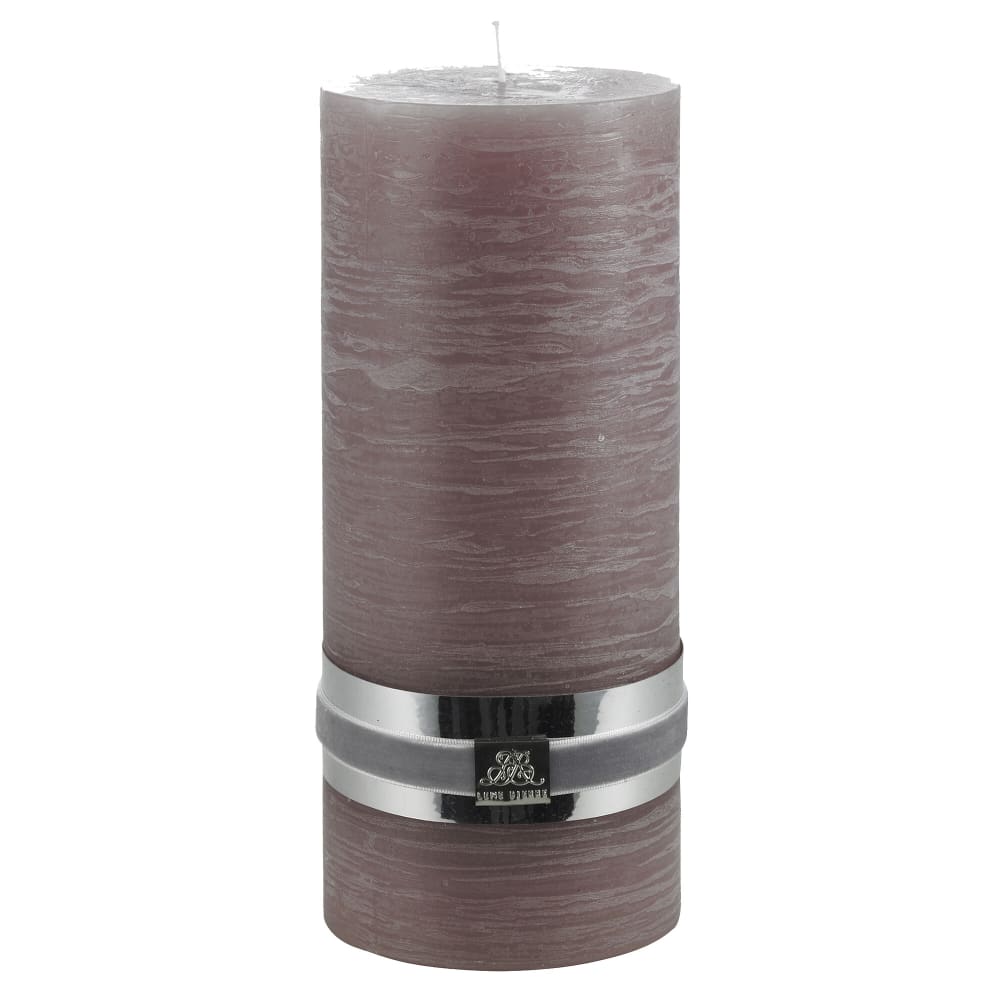 Lene Bjerre Rustik Blockljus H20, Dark Aubergine - Azalea Home