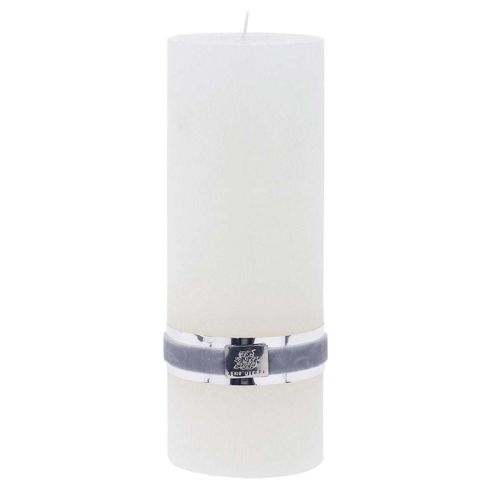 Lene Bjerre Rustik Blockljus H20, Vit - Azalea Home