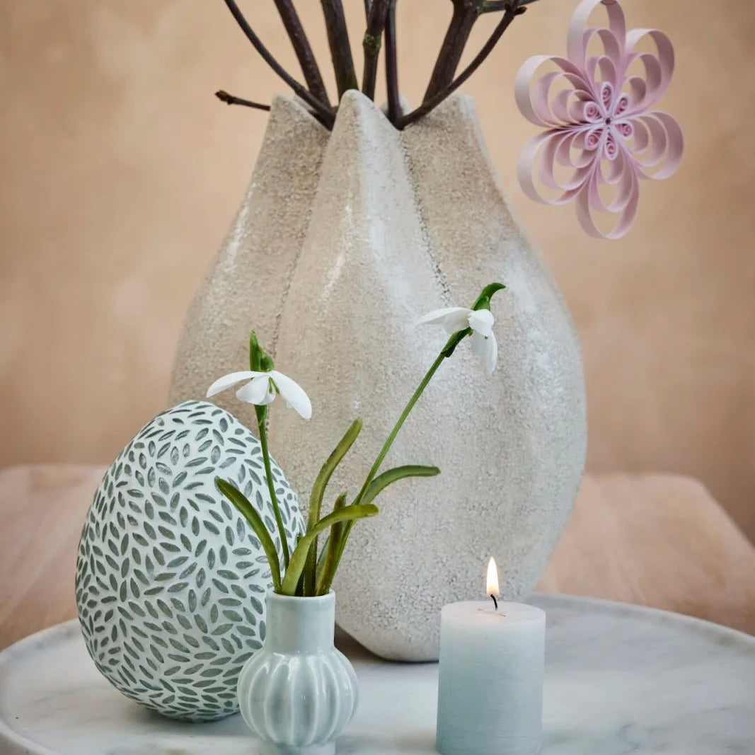 Lene Bjerre Rustik Blockljus H6, Mint - Azalea Home