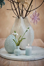 Lene Bjerre Rustik Blockljus H6, Mint - Azalea Home